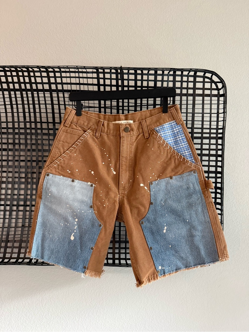 Free people Tricia Fix Double Patched Shorts